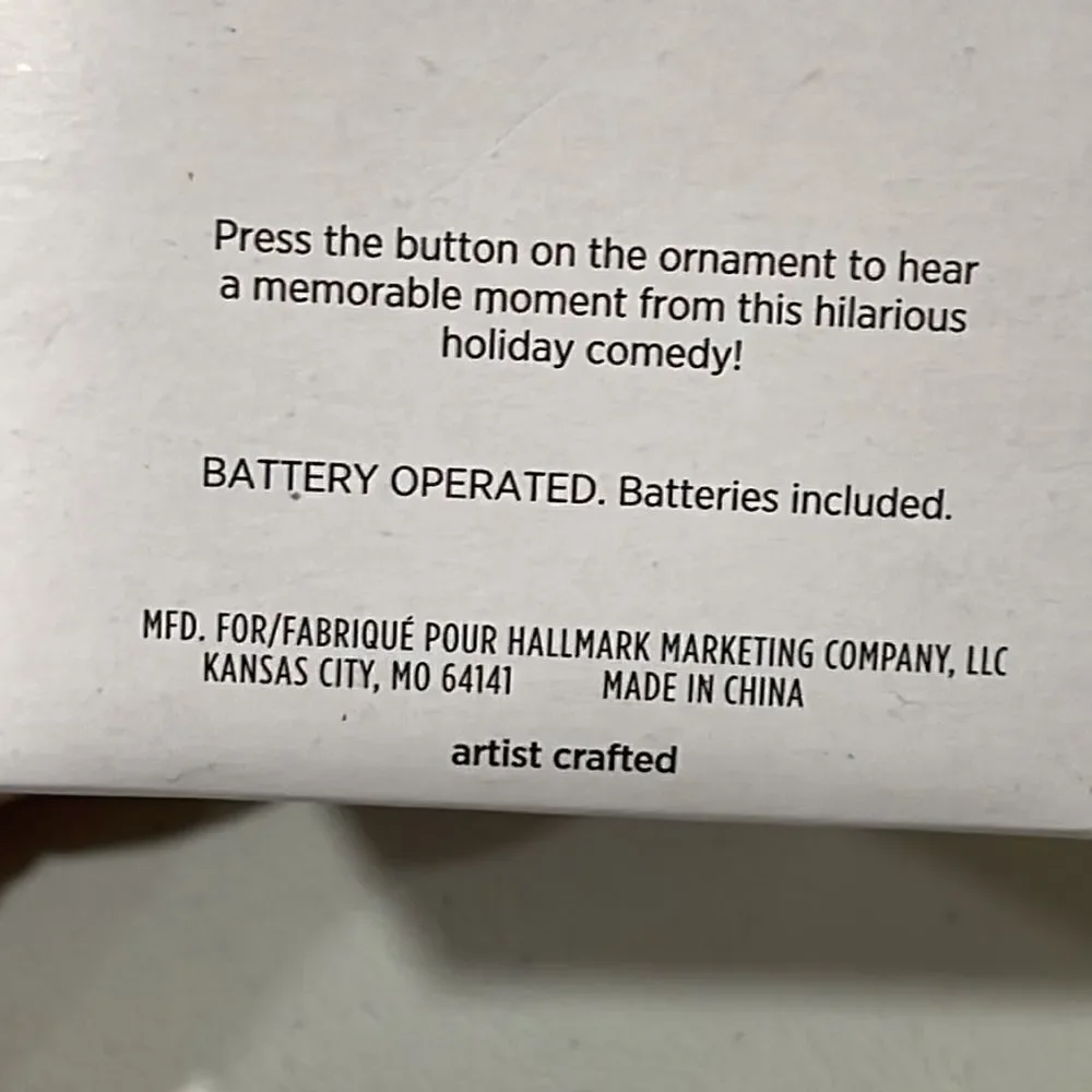 BNIB National Lampoon’s 2021 Christmas Vacation Hallmark Keepsake Ornament.
